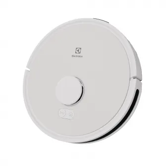 Robot de aspirare Electrolux ER71UW2SW, aspirator si mop, statie automata de golire cu sac igienic Electrolux, 2,4l, tehnologie LiDAR, WI-FI, app Electrolux, 4000Pa, baterie 3200mAh, 46 Wh, 4 viteze, autonomie pana la 140 minute, alb