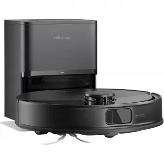 Robot de aspirare Roborock Q10 PF + B, aspirator si mop cu statie de golire automata, 10.000 Pa, baterie 5.200 mAh, autonomie 180 min, navigatie AI, recipient praf 2.7L, Lifable Mop, Suport Alexa si Google Home, negru