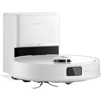 Robot de aspirare Roborock Q10 VF+ W, aspirator si mop cu statie de golire automata, 10.000 Pa, baterie 5.200 mAh, autonomie 180 min, navigatie AI, recipient praf 2.7L, sistem VibraRise 2.0, Sistem anti-incalcire, alb