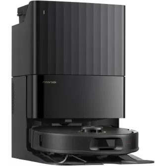 Robot de aspirare Roborock Qrevo 5AE B, aspirator si mop cu statie de golire automata, 12.000 Pa, baterie 5200 mAh, autonomie 180 min, navigatie LiDAR, recipient praf 470 ml, negru.