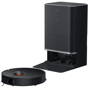 Robot de aspirare Xiaomi X20 Max BHR9220EU, aspirare si spalare, 8000 Pa, autonomie 120 min, 5200mAh, recipient praf 400ml, perie anti-incalcire, brat mop extensibil, statie multifunctionala cu spalare automata la 55°C si uscare rapida cu aer cald, negru