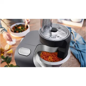 Robot de bucatarie Bosch MUM5935B, 1000 W, 7 viteze, bol 3.9 l, Mixare planetara 3D, Argintiu