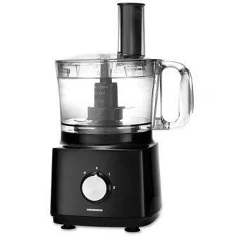 Robot de bucatarie Heinner HFP-750BK, 750 W, Bol 1.2 l, blender 1.8 L, disc feliere, maruntire, negru