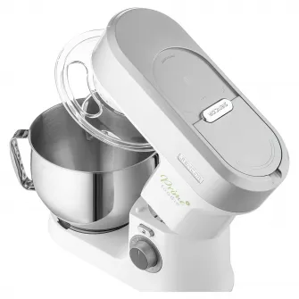 Robot de bucatarie, Sencor, STM 3789SL, 1200W, Bol de amestecare 5L, 6 viteze, Alb