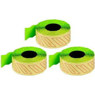 Rola pret 26x16, 1000buc, 3 buc/set, verde