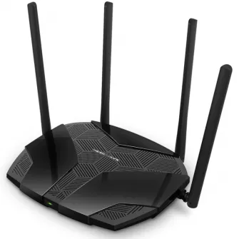 Router wireless Mercusys MR80X, AX3000, Wi-Fi 6, Dual-Band, OFDMA, MU-MIMO