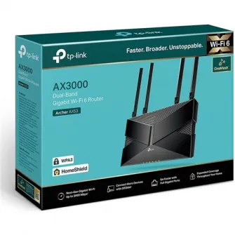 Router Wireless TP-Link Archer AX53, AX3000, Wi-Fi 6, Dual-Band Gigabit, 4 antene Wi-Fi