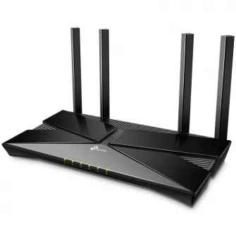 Router Wireless Wi-Fi 6 TP-Link Archer AX1500 Dual-Band, Gigabit, AX1500, 1.5 Gbps, OFDMA, MU-MIMO, Procesor Triple-Core 1,5 GHz, Beamforming, OpenVPN ?i Control Parental