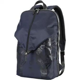 Rucsac Herlitz BagZ, Stylish Untold, dimensiune 12,5 x 30 x 47 cm, poliester, design modern, compartiment laptop 14 inch, deschidere cu fermoar, material premium impermeabil, spate buretat.