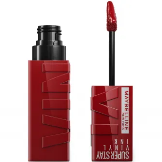 Ruj lichid rezistent cu stralucire de vinil Maybelline New York SuperStay Vinyl Ink 10 Lippy, 4.2 ml