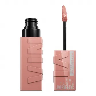 Ruj lichid rezistent cu stralucire de vinil Maybelline New York SuperStay Vinyl Ink 95 Captivated