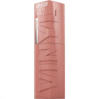 Ruj lichid rezistent cu stralucire de vinil Maybelline New York SuperStay Vinyl Ink 95 Captivated
