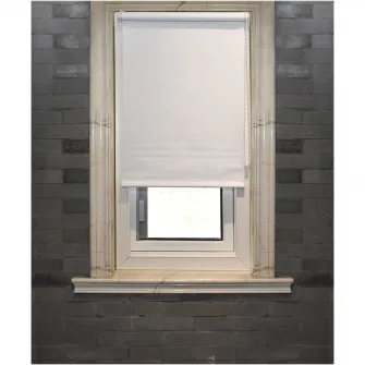 Рулон плотной ткани Kring blackout, 100% полиэстер, 190 г/м², 56x150 см, Белый