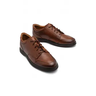 RYЕЃKO, Pantofi casual de piele Huan, Maro scortisoara, 41