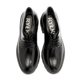 RYЕЃKO, Pantofi de piele Sisi, Negru, 41