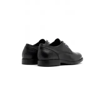 RYЕЃKO, Pantofi derby de piele Santiago, Negru, 42