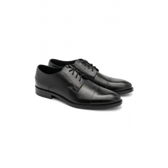 RYЕЃKO, Pantofi Oxford de piele Digby, Negru, 42
