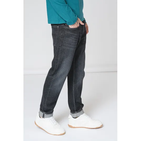 s.Oliver, Blugi cu talie medie, Gri, W30-L32