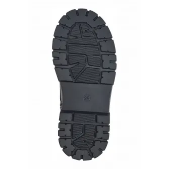 s.Oliver, Ghete de piele ecologica, Negru, Argintiu, 31 EU