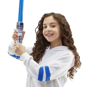 Sabie de jucarie Star Wars - R2-D2 albastra