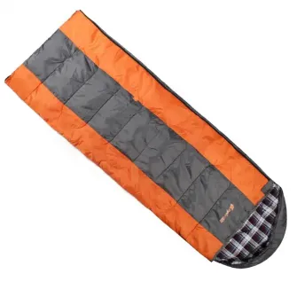 Sac de dormit plic cu gluga Fairy, ACTION ONE, 220x80 cm, orange