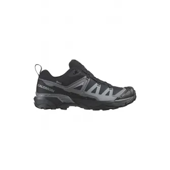 Salomon, Pantofi pentru drumetii X Ultra 360 Goretex, Negru, Gri cenusiu, 8