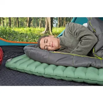 Saltea gonflabila Bestway AdventuRest Large cu izolatie, 198 x 71 x 7.5 cm, verde