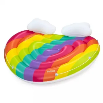 Saltea gonflabila Bestway - Rainbow Dreams, 175 x 163 cm
