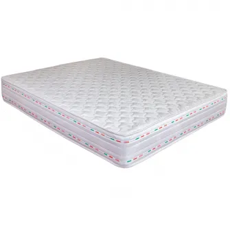 Saltea ortopedica PREVI, Medical Bio Memory Aquagel, 160x190x18cm, spuma poliuretanica cu memorie 2 cm, reversibila, hipoalergenica, sistem aerisire, tratat cu Aloe Vera, ferma