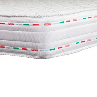 Saltea ortopedica PREVI, Medical Bio Memory Aquagel, 160x190x18cm, spuma poliuretanica cu memorie 2 cm, reversibila, hipoalergenica, sistem aerisire, tratat cu Aloe Vera, ferma