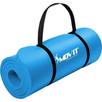 Saltea pentru fitness MOVIT, 183 x 60 x 1 cm, Albastru