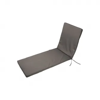 Saltea/perna impermeabila SomnArt, pentru sezlong, 50x190x4.5 cm, gri