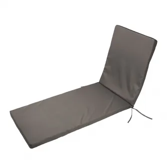 Saltea/perna impermeabila SomnArt, pentru sezlong, 60x190x4.5 cm, gri