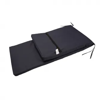 Saltea/perna impermeabila SomnArt, pentru sezlong, 60x190x4.5 cm, albastru