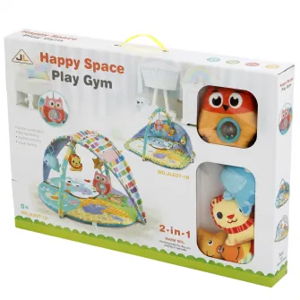 Salteluta interactiva Mappy 2in1, multicolor