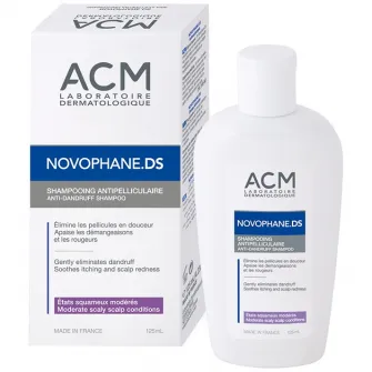 Sampon anti-matreata ACM Novophane DS impotriva descuamarii moderate a scalpului, 125 ml