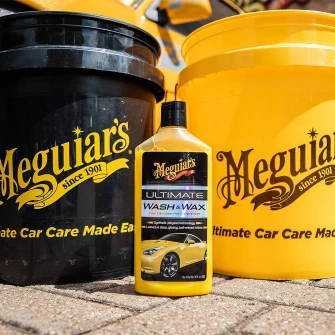 Автошампунь с воском Meguiars, 473 мл, Ultimate Wash Wax EU