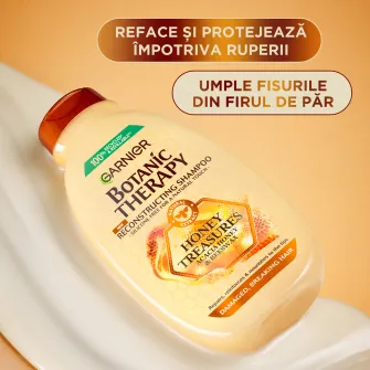 Sampon Garnier Botanic Therapy Honey  Beeswax pentru par deteriorat cu tendinta de rupere, 400 ml