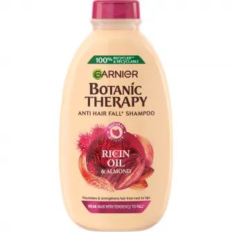 Sampon Garnier Botanic Therapy Ricin Oil  Almond pentru par fragil cu tendinta de cadere, 400 ml