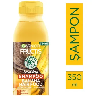 Sampon Garnier Fructis Hair Food Banana, pentru parul uscat, 350 ml