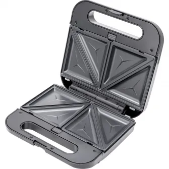Sandwich maker 3in1 Daewoo DSM300, Putere 800W, Placi neaderente, Placi Interschimbabile. sandwich, gofre, grill, indicator luminos incalzire, termostat, maner Cool Touch, clapeta de blocare
