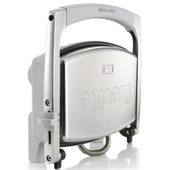 Sandwich-maker Breville Panini VST071X-01, 1000 W, DuraCeramic, 2-3 sandwich-uri, Argintiu