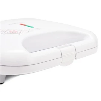 Sandwich maker Daewoo DSM25TR, 800 W, design traditional, placi neaderente, termostat, CoolTouch, Alb