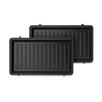 Sandwich-maker Philips HD2350/80 seria 3000, 750 W, Plite neaderente detasabile, Plitele de taiere si sigilare, 3 seturi de plite pentru panini, vafe si sandwich-uri, Leduri indicatoare, Sistem de blocare rapida, Comutator pornit/oprit, Negru