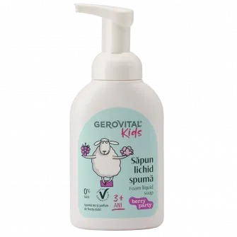 Sapun lichid spuma Gerovital Kids Berry Party, 300 ml