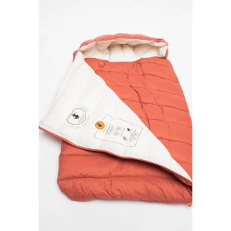 Save The Duck, Sac de dormit cu gluga si fermoar May, Rosu stins