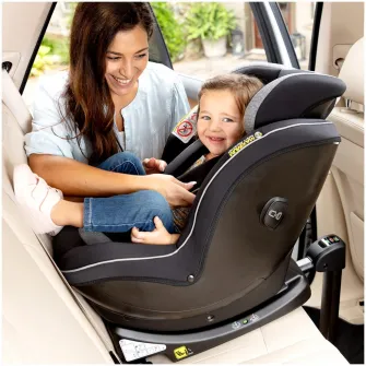 Scaun auto Graco Ascent i-Size, 0-19 kg, Negru