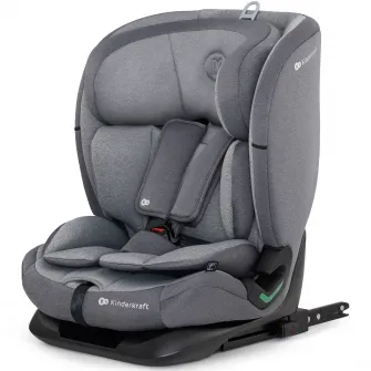 Scaun auto I-size, 76-150 cm, Kinderkraft Oneto 3, ISOFIX, cool grey