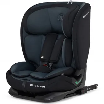 Scaun auto I-size, 76-150 cm, Kinderkraft Oneto 3, ISOFIX, graphite black