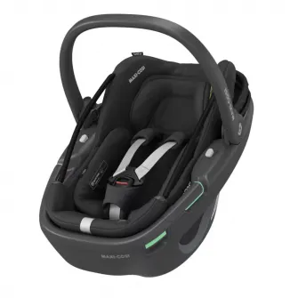 Scaun Auto Maxi-Cosi Coral 360 I-Size, Black Shell, 40-75 cm, Essential Black